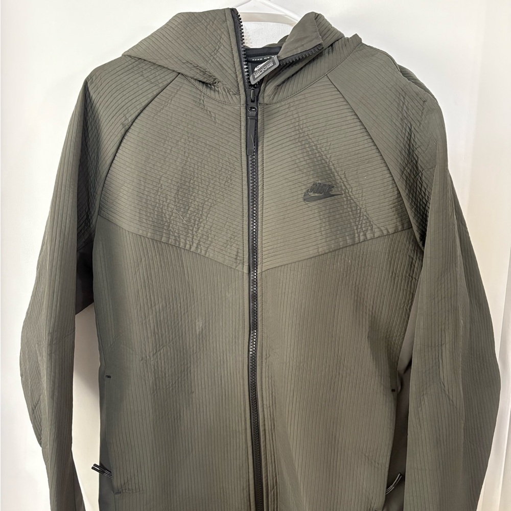 Nike Men's Olive Hooded Jacket